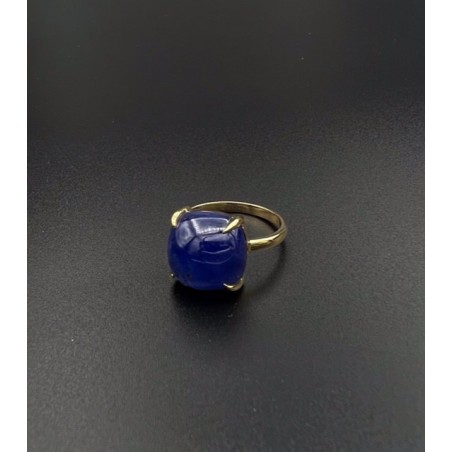 ANILLOS|Anillo tanzanita y oro amarillo 1ª