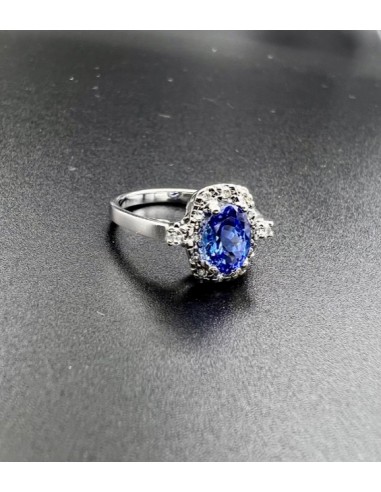 Anillo compromiso tanzanita y...