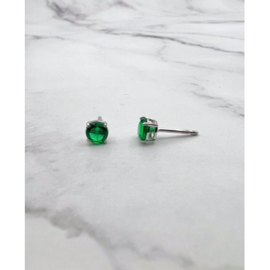 PENDIENTES|Pendientes esmeraldas oro bl.