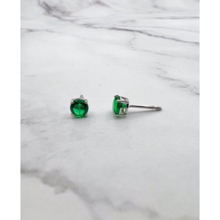 PENDIENTES|Pendientes esmeraldas oro bl.