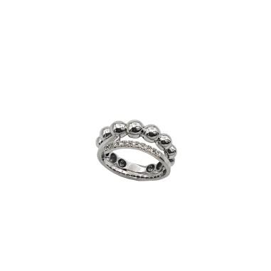 ANILLOS|Anillo diamantes rosario oro bl.