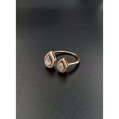 ANILLOS|Anillo diamantes oro rosa