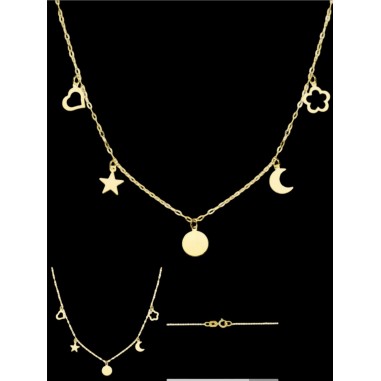 COLLARES Y COLGANTES|Collar gart. colgantes oro