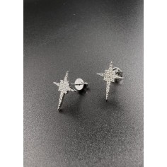 PENDIENTES|Pendientes diamantes cadenas oro 2