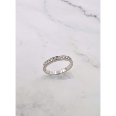ANILLOS|Anillo diamantes compr. oro blanco