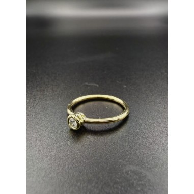 ANILLOS|Anillo diamante solitario oro amarillo