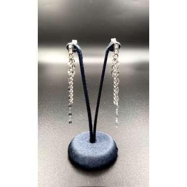 Inicio|Pendientes colgantes diamantes oro blanco