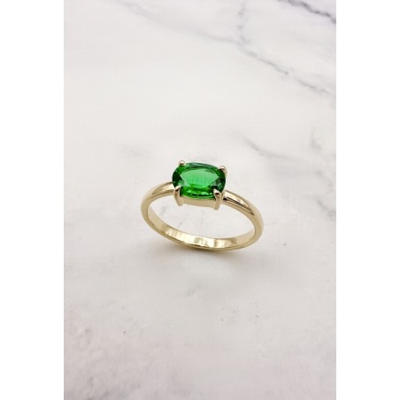 Inicio|Anillo esmeralda y oro amarillo