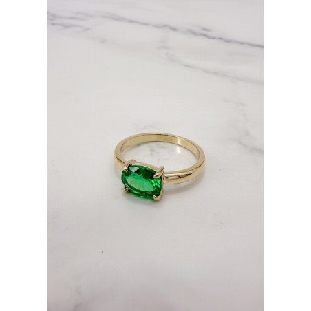 Inicio|Anillo esmeralda y oro amarillo