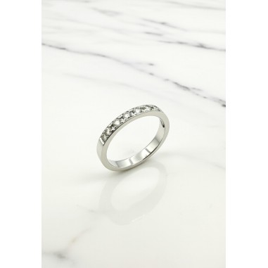 Inicio|Anillo diamantes oro blanco compromiso
