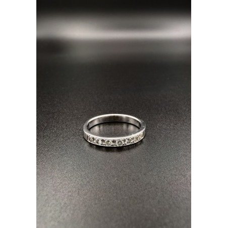 Inicio|Anillo diamantes oro blanco compromiso