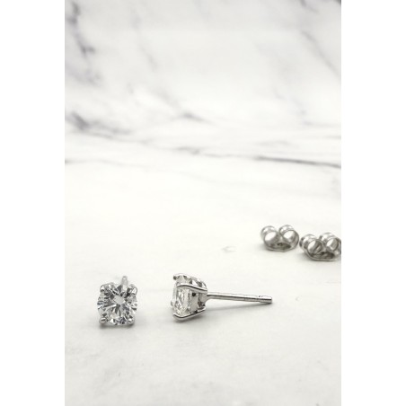 Inicio|Pendientes dormilones oro y diamantes