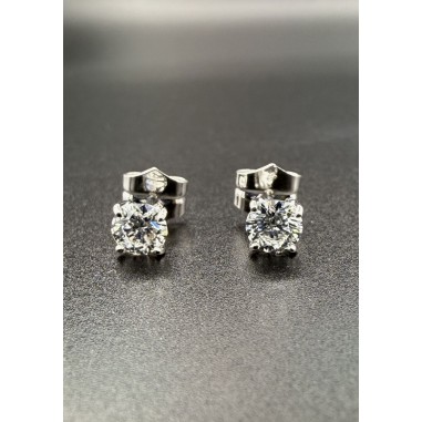 Inicio|Pendientes dormilones oro y diamantes