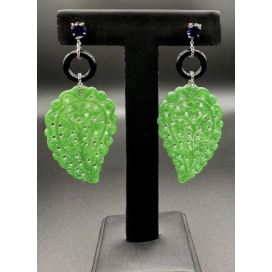 Inicio|pendientes oro zafiros onix y jades desmontables