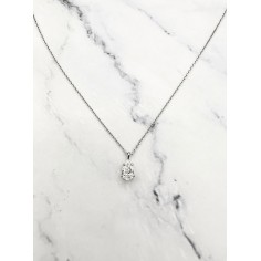 Colgante y gargantilla diamante y oro bl.